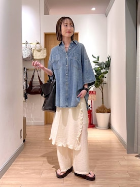 「OOFOS(ウーフォス)のアイテム」を使った、y_nさん(レディース・163cm)の春コーディネート