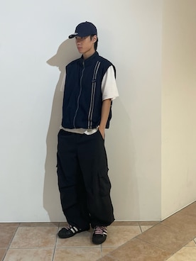 「NIKE(ナイキ)のアイテム(ベスト)」を使った、ss901940さん(メンズ・171cm)の夏コーディネート