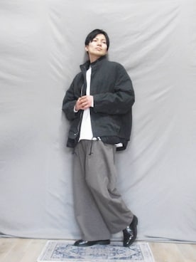 kamoiさんの「LAYERED 3WAY MILITARY BLOUSON(SHORT M-65)」を使ったコーディネート