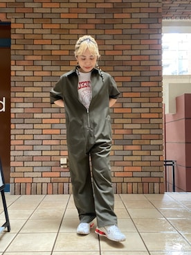 「NIKE(ナイキ)のアイテム(スニーカー)」を使った、くみこさん(レディース・150cm)の春コーディネート