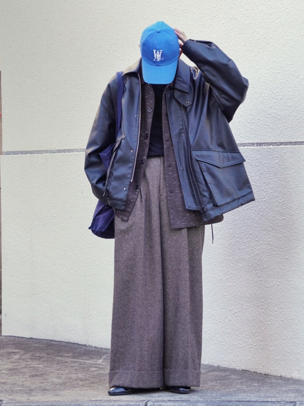 Yuma.さんの「ARTIFICIAL GRAIN MILITARY BLOUSON（WYM LIDNM）」を使ったコーディネートの1枚目の写真