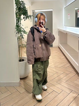 「NIKE(ナイキ)のアイテム」を使った、るる 🥦低身長コーデ🥬さん(レディース・149cm)の冬コーディネート