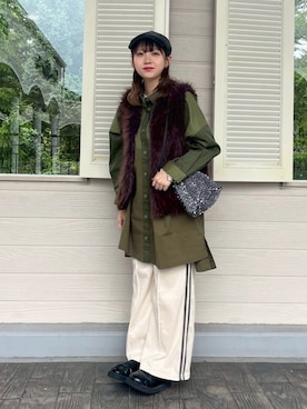 AS KNOW AS plus/アズノゥアズプラスさん(レディース・158cm)の秋コーディネート