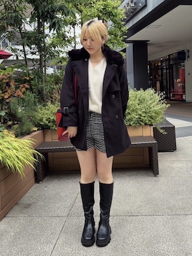 AS KNOW AS plus/アズノゥアズプラスさん(レディース・158cm)の冬コーディネート