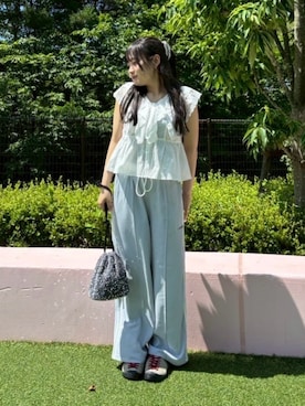 AS KNOW AS plus/アズノゥアズプラスさん(レディース・158cm)の夏コーディネート