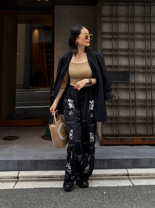 「MM6 Maison Margiela(エムエムシックス メゾン マルジェラ)のSNEAKERS(WOMEN)(スニーカー)」を使った、Yukieさん(レディース・166cm)の夏コーディネート