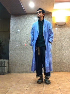 n@oyaさんの（BLUE WORK | ブルーワーク）を使ったコーディネート