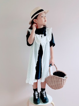 「NIKE(ナイキ)のアイテム(トップス)」を使った、sui_mmyさん(キッズ・110cm)の夏コーディネート