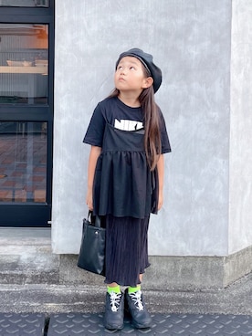 「NIKE(ナイキ)のアイテム(トップス)」を使った、sui_mmyさん(キッズ・110cm)の夏コーディネート