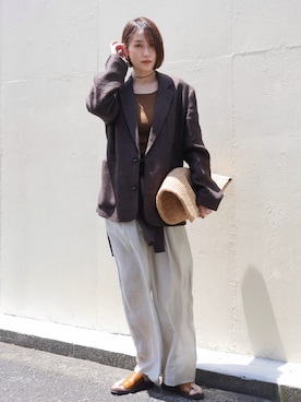 金子三記(miki)さん(レディース・170cm)の夏コーディネート