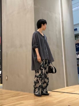 「URBAN RESEARCH DOORS(アーバンリサーチドアーズ)のアイテム(リング)」を使った、よねむらあやさん(レディース・150cm)の夏コーディネート