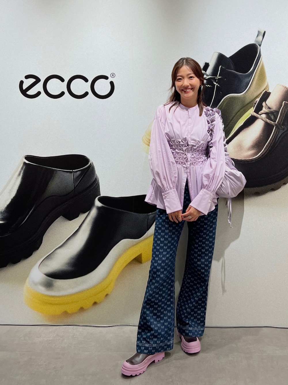shihoiwazakiさんの（ECCO）を使ったコーディネートの1枚目の写真