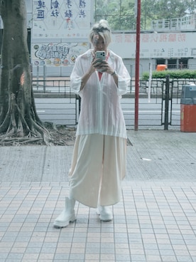 「NIKE(ナイキ)のアイテム(トップス)」を使った、felixcis.flixさん(メンズ・170cm)の春コーディネート