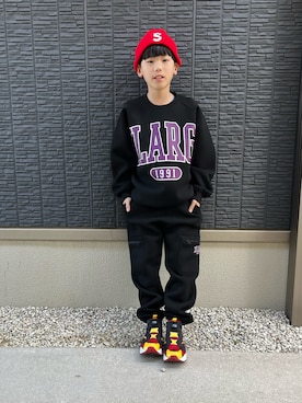 kanaさんの（XLARGE KIDS | エクストララージキッズ）を使ったコーディネート
