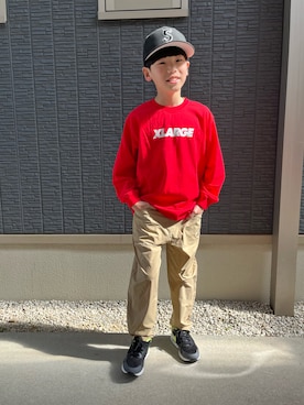 kanaさんの（XLARGE KIDS | エクストララージキッズ）を使ったコーディネート