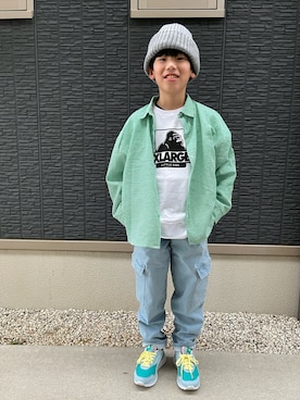 kanaさんの（XLARGE KIDS | エクストララージキッズ）を使ったコーディネート