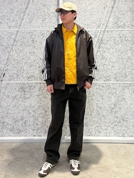 「adidas(アディダス)のアイテム(アクセサリー)」を使った、IKさん(メンズ・172cm)の冬コーディネート