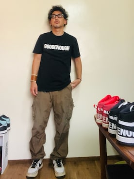 「NIKE(ナイキ)のアイテム(シューズ)」を使った、GOODMAN®️さん(メンズ・168cm・50代)の秋コーディネート