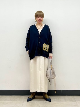 森さんの（＋81BRANCA | ハチイチブランカ）を使ったコーディネート