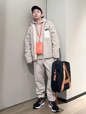 ãARMANI EXCHANGEïŒã¢ã«ããŒããšã¯ã¹ãã§ã³ãžïŒã®ãA|X ã¢ã«ããŒã ãšã¯ã¹ãã§ã³ãžãAXããŽãã¹ãã©ããä»ãå°ç©å
¥ãïŒãã®ä»å°ç©ããã©ãã¯ç³»ïŒãã䜿ã£ããð©J.HARAããïŒã¡ã³ãºã»167cmïŒã®å¬ã³ãŒãã£ããŒã