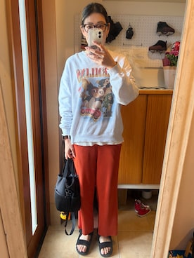 「NIKE(ナイキ)のアイテム」を使った、marie52さん(レディース・171cm)の春コーディネート