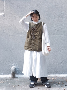 「NIKE(ナイキ)のアイテム」を使った、ChiChiさん(レディース・149cm)の春コーディネート
