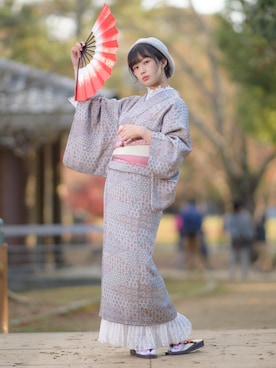 陽菜＊着物女子さんの（無 | ム）を使ったコーディネート