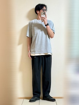 「NIKE(ナイキ)のアイテム(スニーカー)」を使った、Sammyサミーさん(メンズ・177cm)の春コーディネート