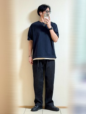 「NIKE(ナイキ)のアイテム(スニーカー)」を使った、Sammyサミーさん(メンズ・177cm)の春コーディネート