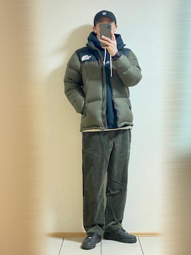 「NIKE(ナイキ)のアイテム(パーカー)」を使った、Sammyサミーさん(メンズ・177cm・40代)の冬コーディネート
