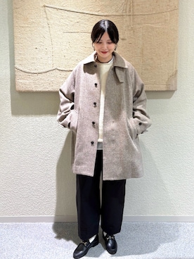 秋山 里織さん(レディース・158cm)の秋コーディネート