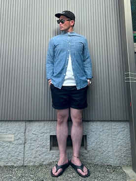「OOFOS(ウーフォス)のアイテム」を使った、タケウチ☆ボンバイエさん(メンズ・173cm)の春コーディネート