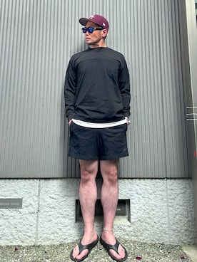 「OOFOS(ウーフォス)のアイテム」を使った、タケウチ☆ボンバイエさん(メンズ・173cm)の春コーディネート