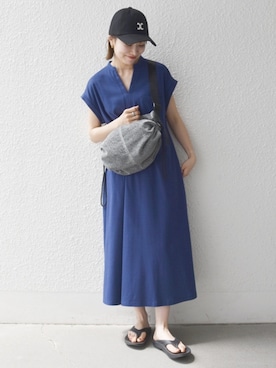 「OOFOS(ウーフォス)のアイテム」を使った、机さん(レディース・166cm)の春コーディネート