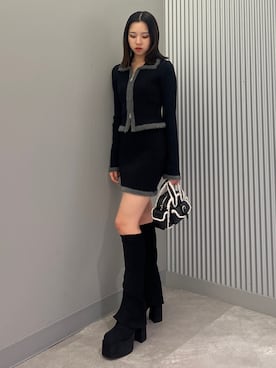 与口令央奈さんのコーディネート