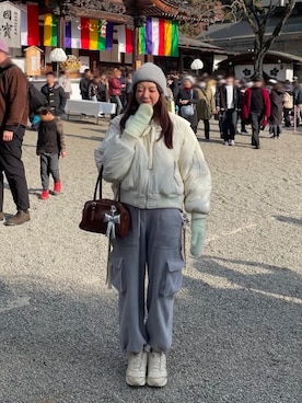 AMOさん(レディース・168cm)の冬コーディネート