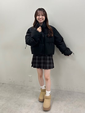 「NIKE(ナイキ)のアイテム(ソックス/靴下)」を使った、Yu.さん(レディース・150cm)の秋コーディネート