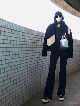 「NIKE(ナイキ)のアイテム(その他アウター)」を使った、121さん(レディース・162cm)の冬コーディネート