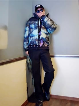 「AMBUSH(アンブッシュ)のアイテム」を使った、P3さん(メンズ・178cm)の冬コーディネート