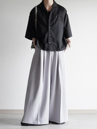 「ELLUV(エルブ)の【ELLUV/エルヴ】クリアジョーゼット ショート丈タンクトップ(Tシャツ/カットソー)」を使った、翔【低身長コーデ】さん(メンズ・167cm)の春コーディネート