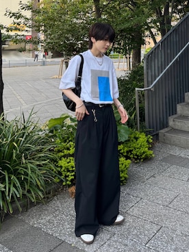 「adidas(アディダス)のアイテム」を使った、さあやさん(メンズ・163cm)の春コーディネート