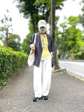 「NIKE(ナイキ)のアイテム(スニーカー)」を使った、ゆりさん(レディース・154cm)の春コーディネート