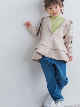 Pierrotスタッフ★大人に似合う高コスパ服をお届けさん(キッズ・110cm)の冬コーディネート