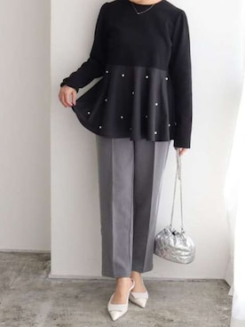 Pierrotスタッフ★大人に似合う高コスパ服をお届けさんの（Pierrot | ピエロ）を使ったコーディネート