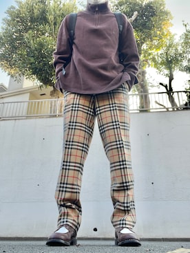 mさんの（BURBERRY | バーバリー）を使ったコーディネート