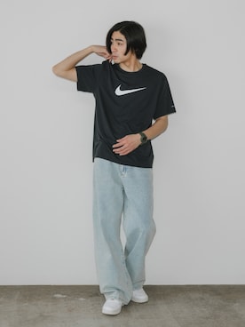 「NIKE(ナイキ)のアイテム(トップス)」を使った、Rooptokyoさん(メンズ・178cm)の春コーディネート