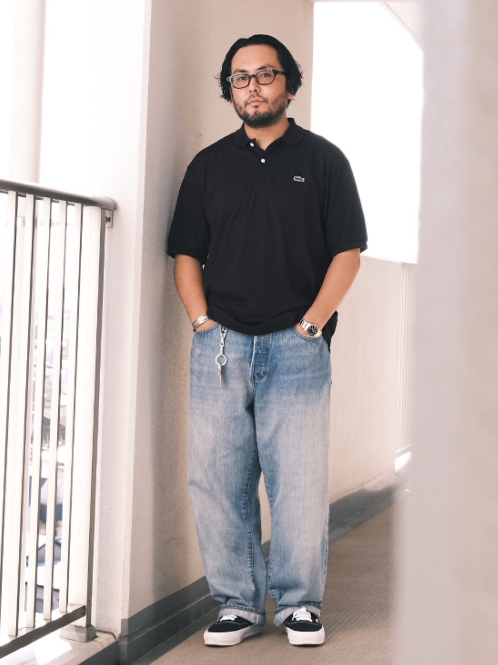 TAKASHI ITOさんの（白山眼鏡）を使ったコーディネートの1枚目の写真