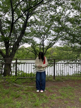 「HEILIS(ヘイリス)のアイテム」を使った、yamaさん(レディース・154cm)の春コーディネート