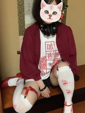 「SPINNS(スピンズ)のアイテム(シャツ/ブラウス)」を使った、あざみさん(レディース・160cm)の夏コーディネート