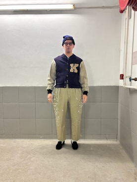 「NIKE(ナイキ)のアイテム(帽子)」を使った、pata92さん(メンズ・175cm)の春コーディネート